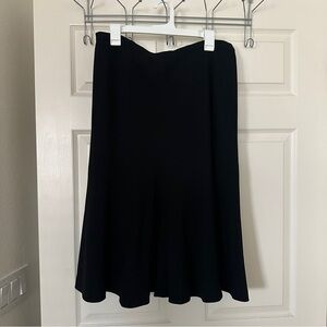 Jones New York Classic Black A-Line Skirt